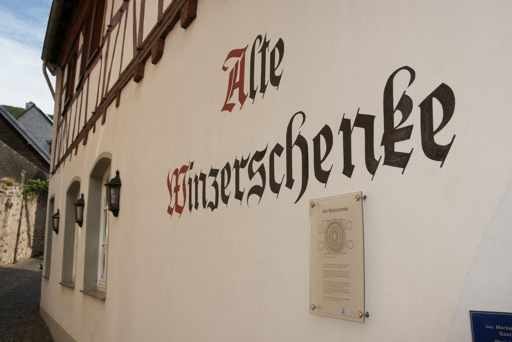 Alte Winzerschenke Bruttig-Fankel Exterior foto